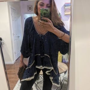 LF Three Days Gypsy Style Asymmetrical Fringe top